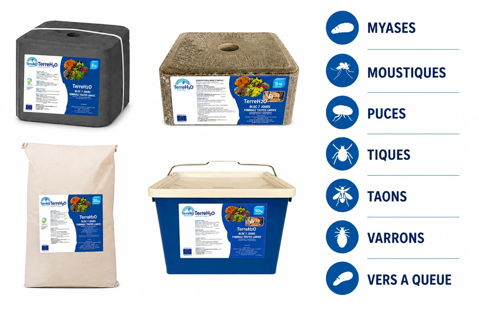 Produits anti-insectes efficaces | TERRE H2O Produits TerreH2O contre insectes nuisibles